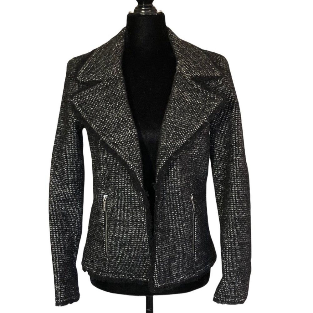 Michael Kors Wool Blend Blazer, Zip Pockets